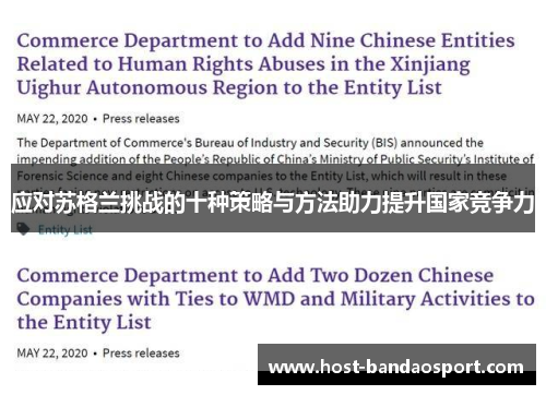 应对苏格兰挑战的十种策略与方法助力提升国家竞争力